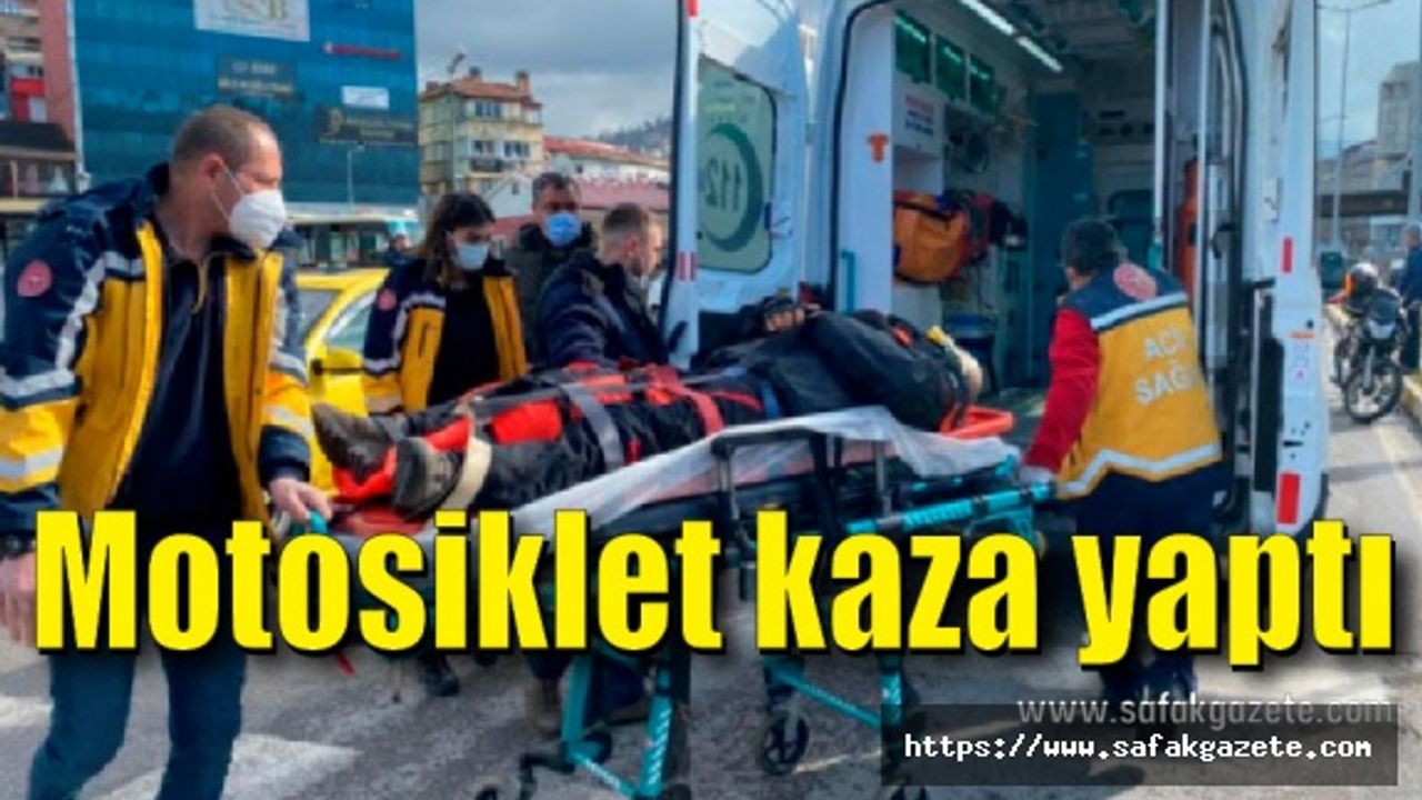 Kaygan zemin kazaya neden oldu: 1 yaralı