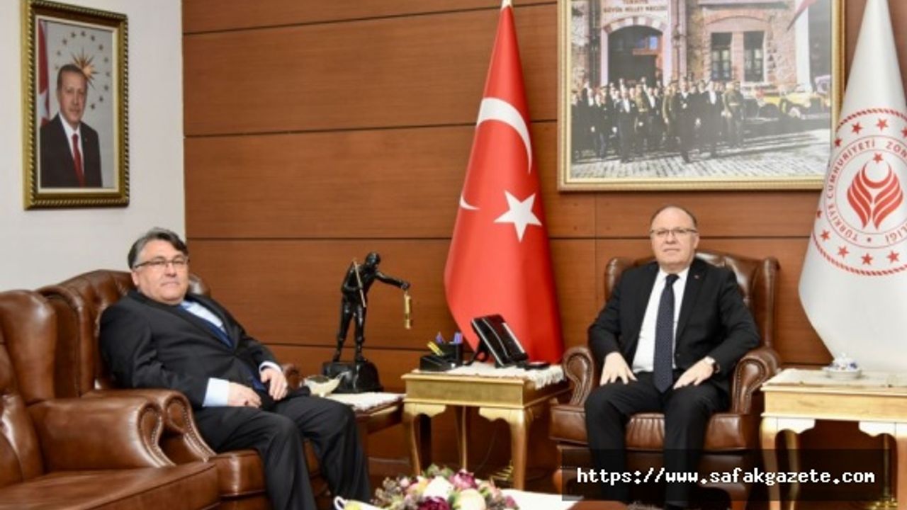 Rektör Özölçer Vali Tutulmazı ziyaret etti