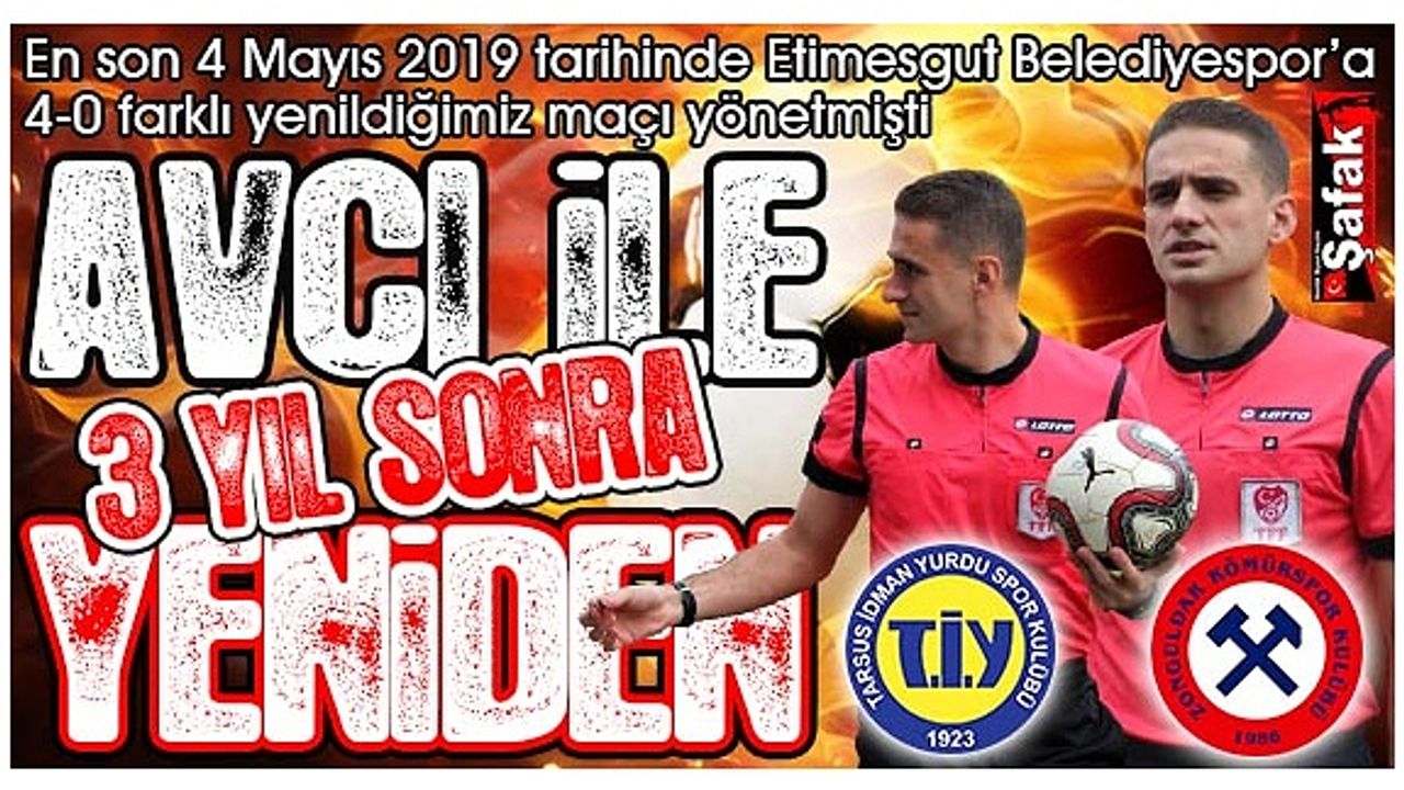Tarsus-Zonguldak maçını 2. Ligin en tecrübeli hakemi yönetecek