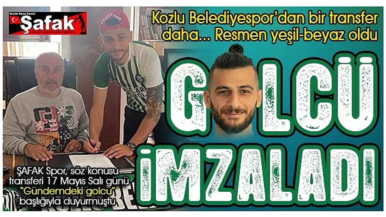 Son 4 sezonda 57 gole imza atan forvet Kozlu Belediyespor’da