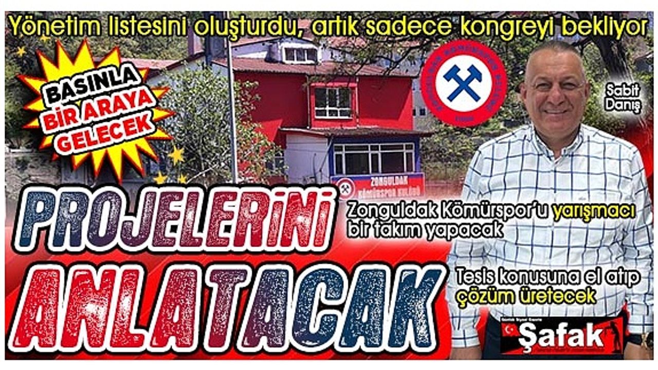 Şampiyonluk ve tesis gibi büyük hedefleri var... “Zonguldak Kömürspor’a yakışanı yapacağız”