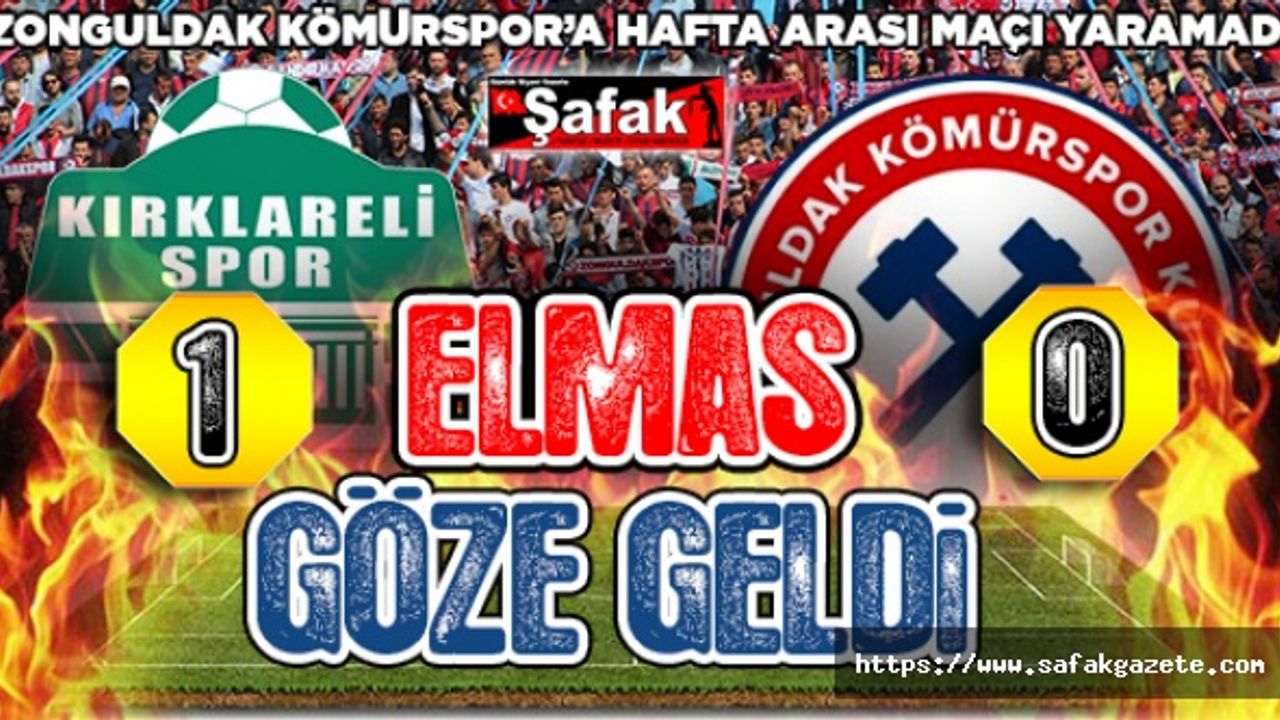 Zonguldak Kömürspor’a Kırklareli çelmesi! 1-0