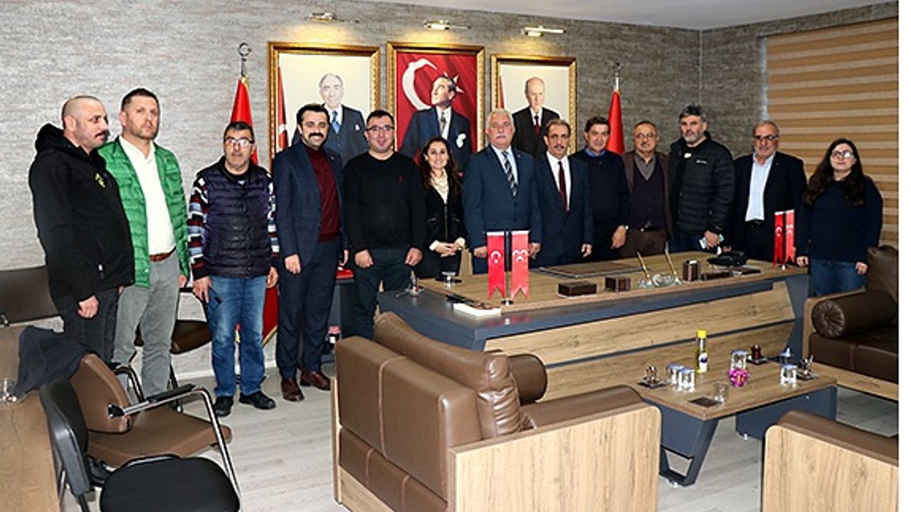 EGD Yönetimi, MHP Kdz. Ereğli teşkilatını ziyaret etti