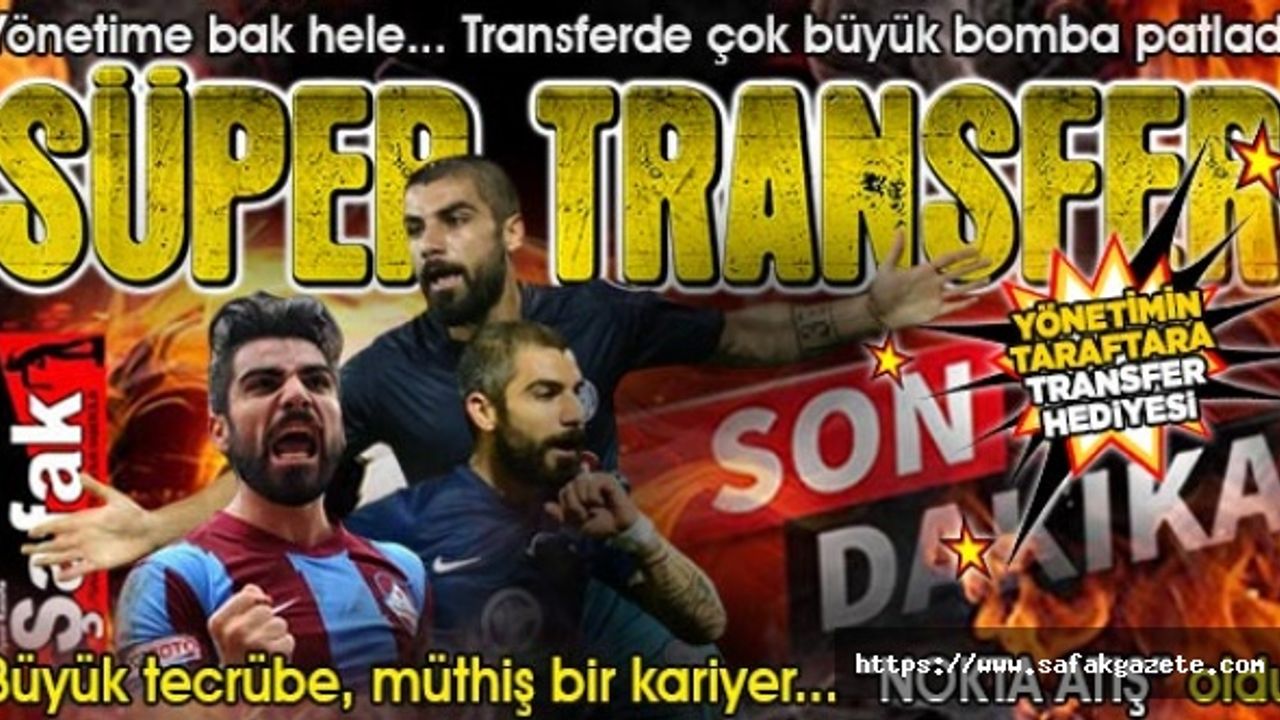 Transferin kralı yapıldı... Trabzonspor geçmişi var, büyük deneyime sahip
