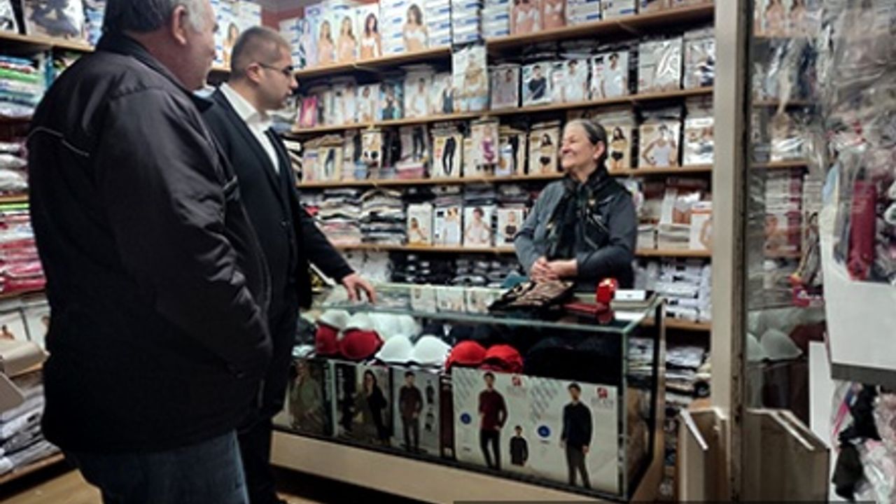 Vatan Partisi Ereğli'de esnafı ziyaret etti