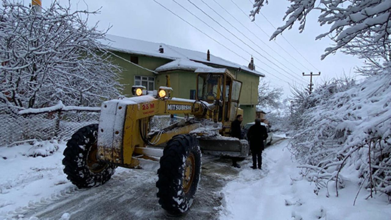 Zonguldak’ta 135 köy yolu ulaşıma kapalı