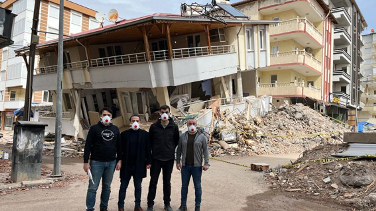 ZBEÜ yetkilileri deprem bölgesindeki çalışmalarını tamamladı