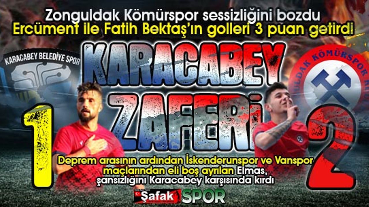 Zonguldak Kömürspor Karacabey’e patladı! 1-2