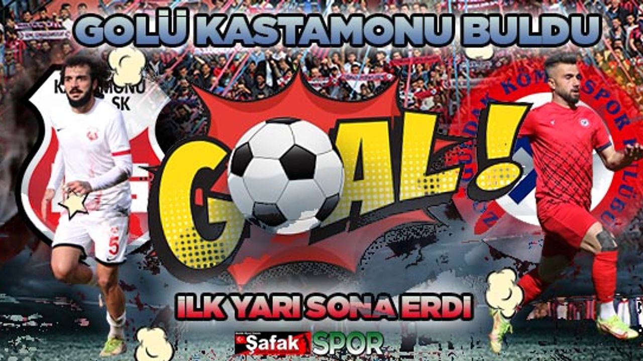 Kastamonuspor-Zonguldak Kömürspor maçından canlı anlatım... İlk yarı bitti, Kastamonu önde!