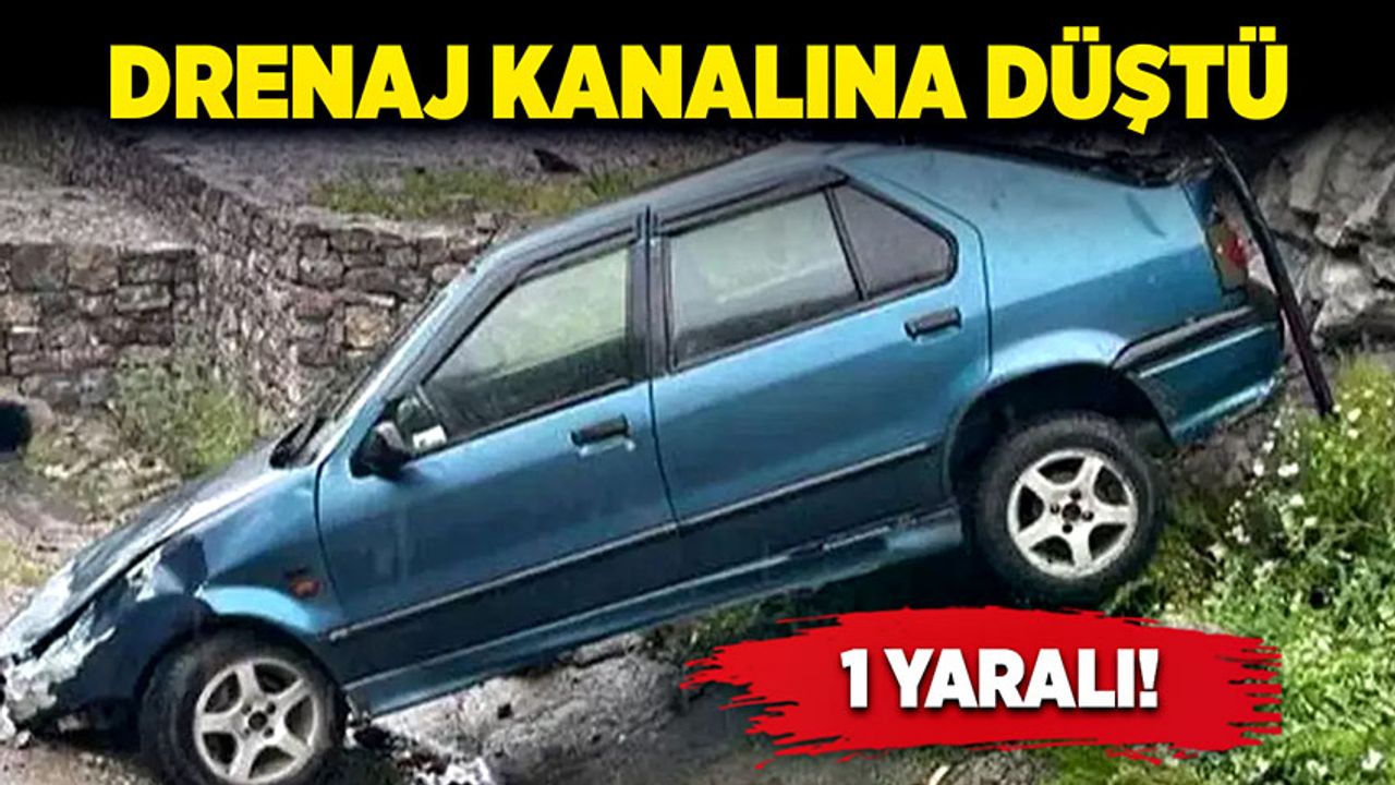 Zonguldak’ta meydana gelen trafik kazasında 1 kişi yaralandı