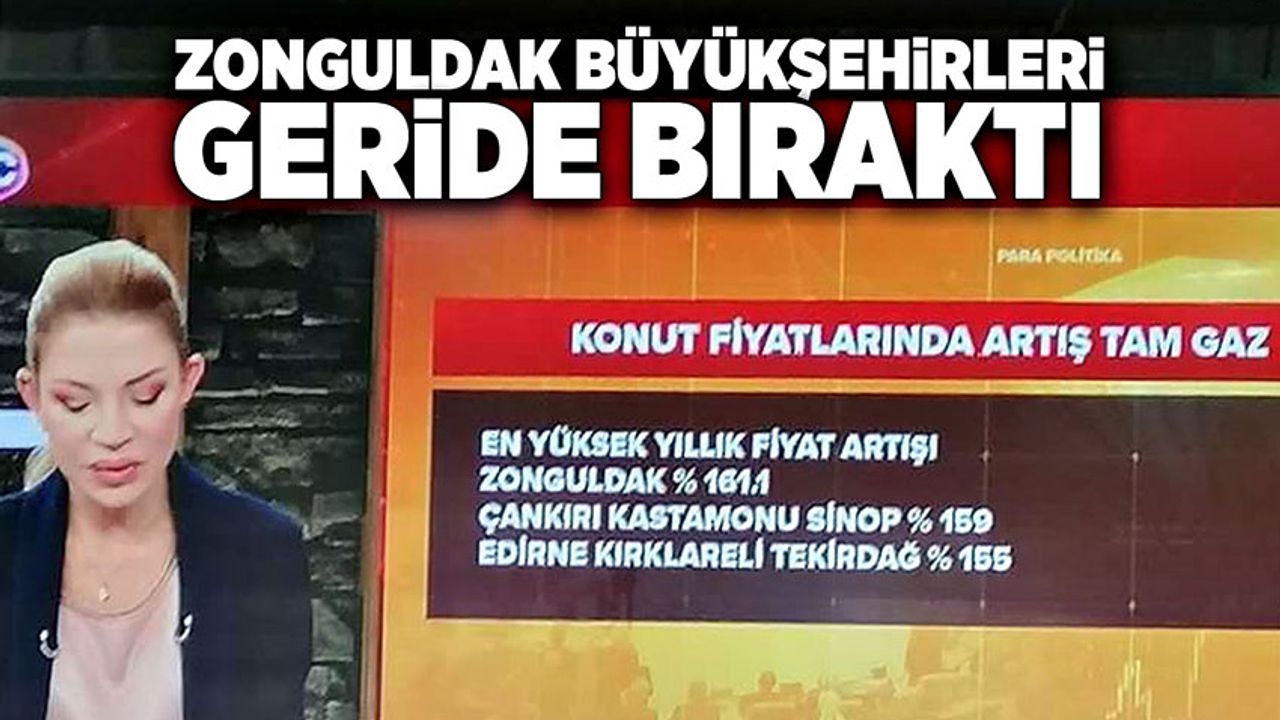 Zonguldak büyükşehirleri geride bıraktı