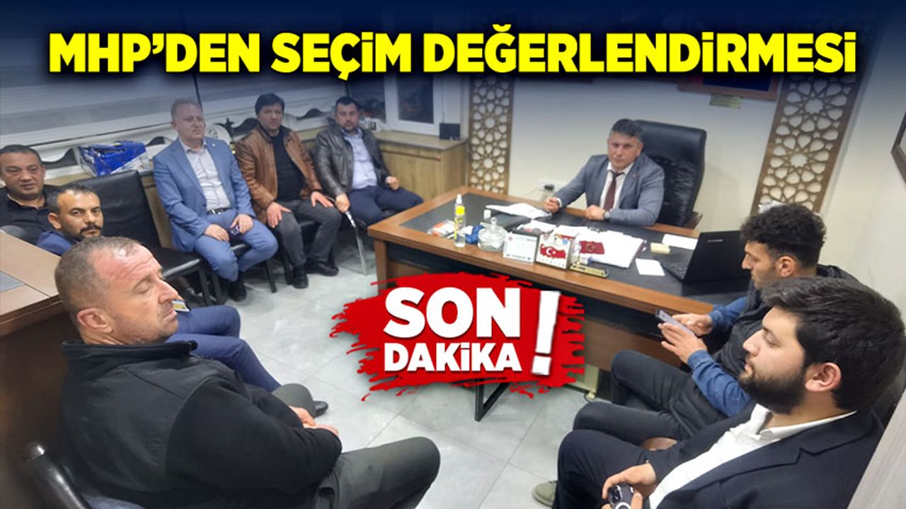 MHP Zonguldak İl Başkanı Mustafa Öztürk seçim değerlendirmesi