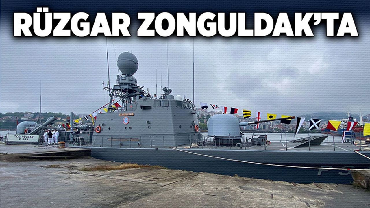 Rüzgar Zonguldak limanında!