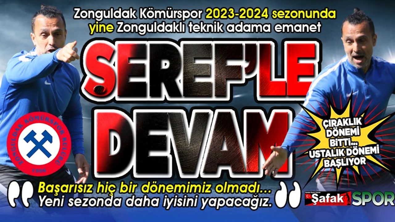 Zonguldak Kömürspor’u yeni sezonda yine Barış Şeref çalıştıracak