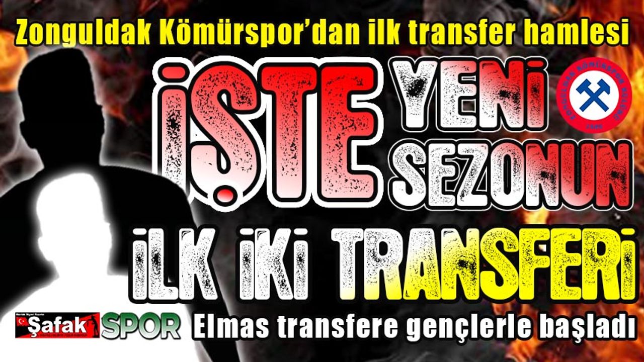 Zonguldak Kömürspor’dan iki genç transfer... Sözleşme imzalanacak