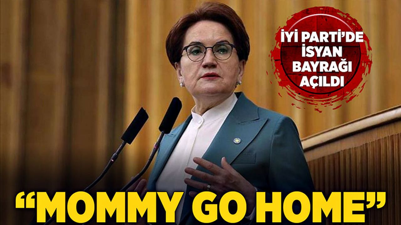 “Mommy Go Home” İYİ Partide isyan bayrağı açıldı