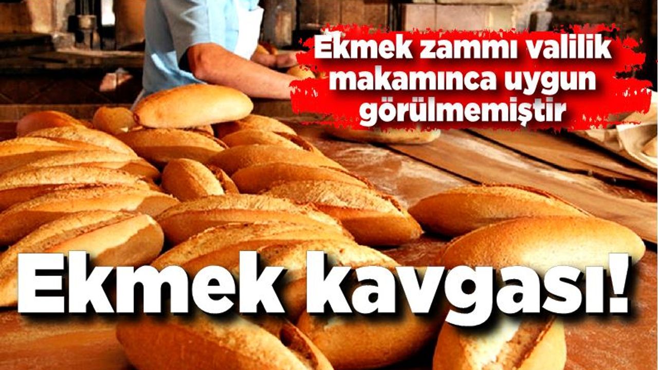 Zonguldak’ta ekmeğe zam talebi yeniden görüşülecek