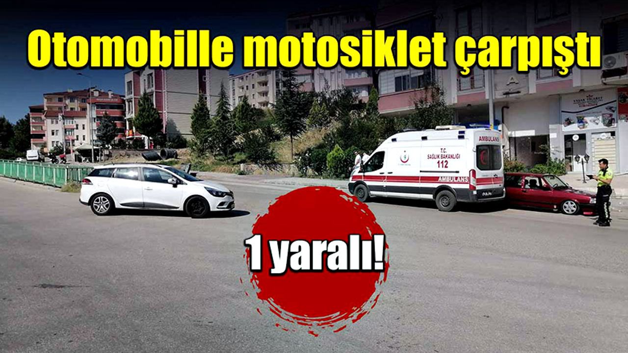Karabük’te trafik kazasında1 kişi yaralandı!