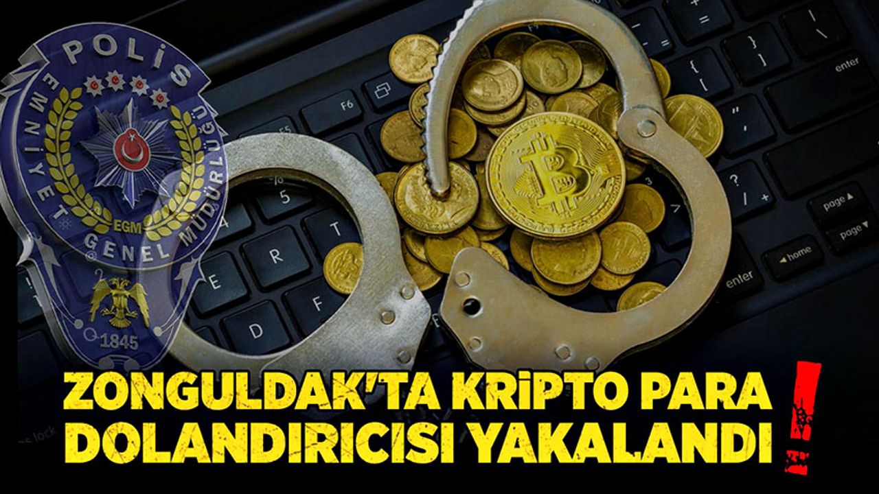 Zonguldak'ta Kripto Para Dolandırıcısı Yakalandı