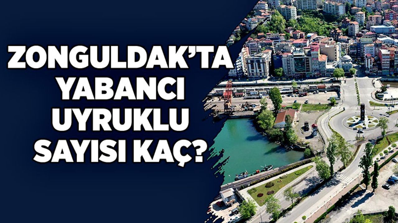 Zonguldak’ta yabancı uyruklu sayısı kaç?