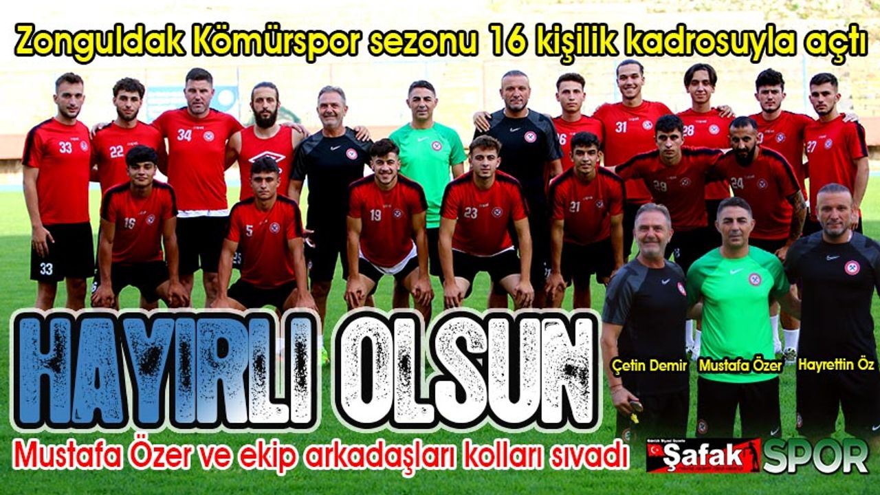 Zonguldak Kömürspor 16 kişiyle başladı... Transferler yolda, geliyor!