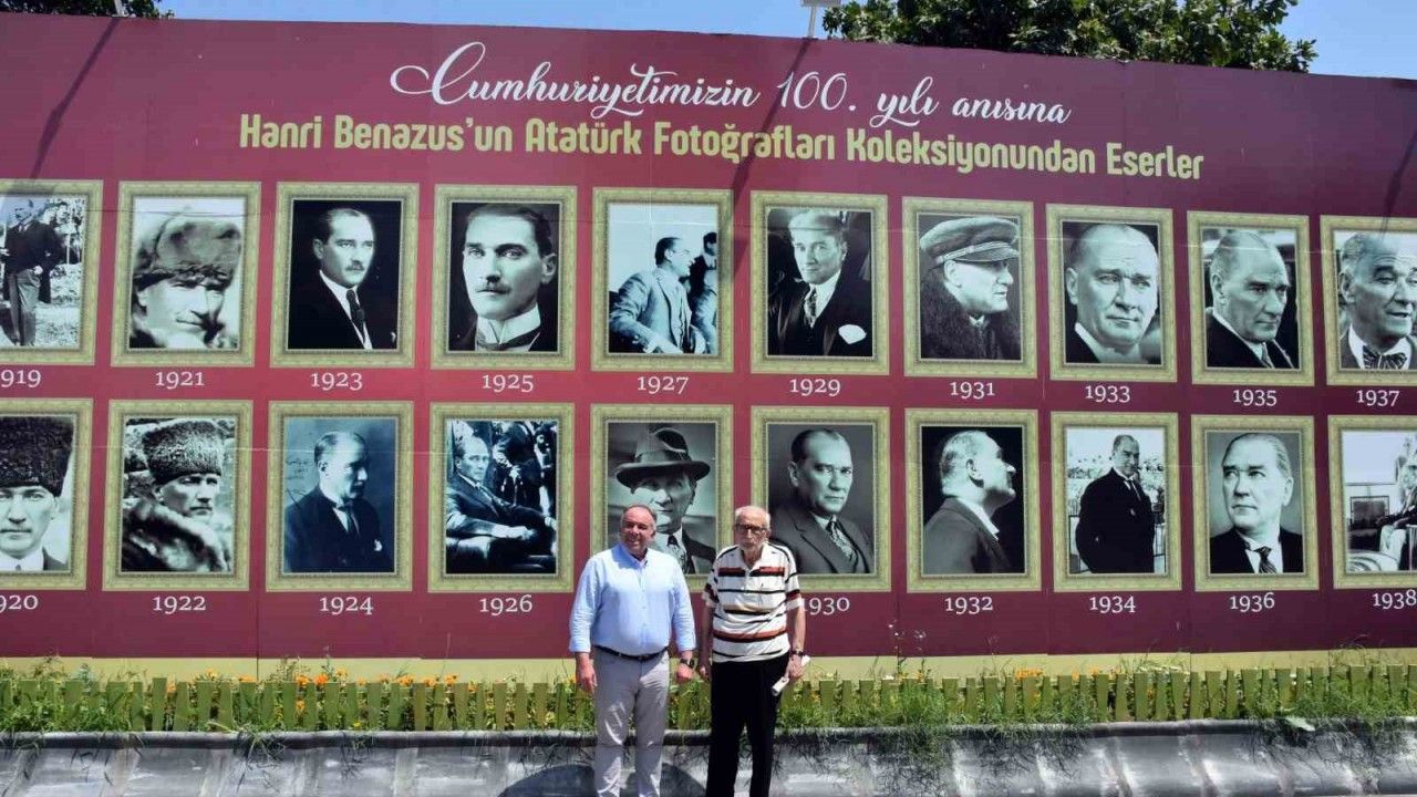 Koleksiyondaki Atatürk fotoğraflarını görünce duygulandı