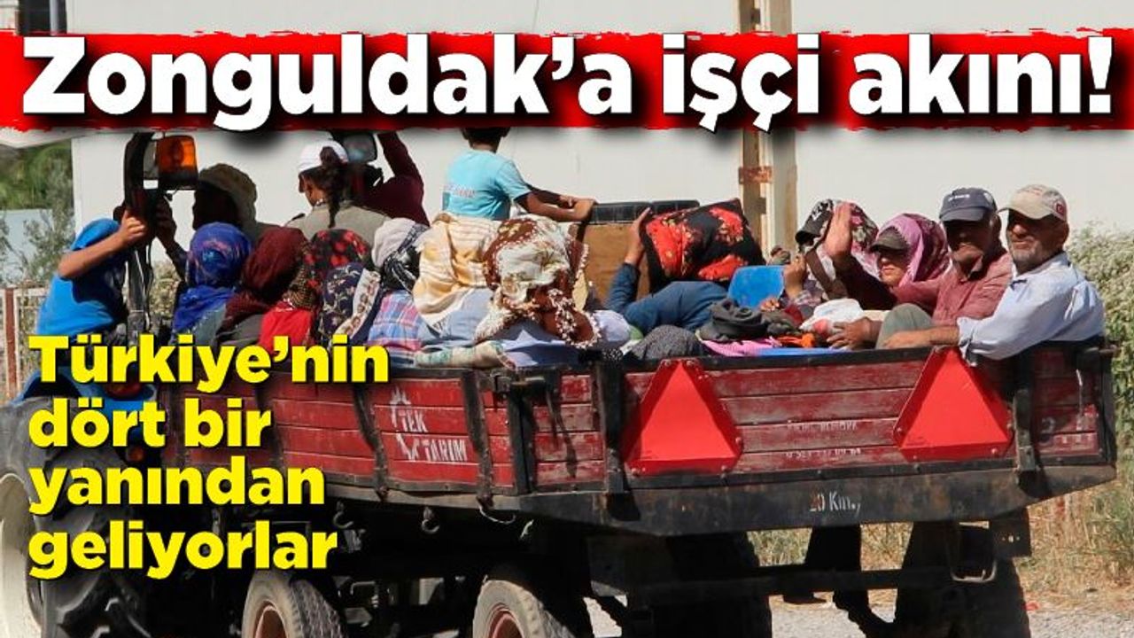 Yüzlerce işçi akın akın Zonguldak'a geliyor