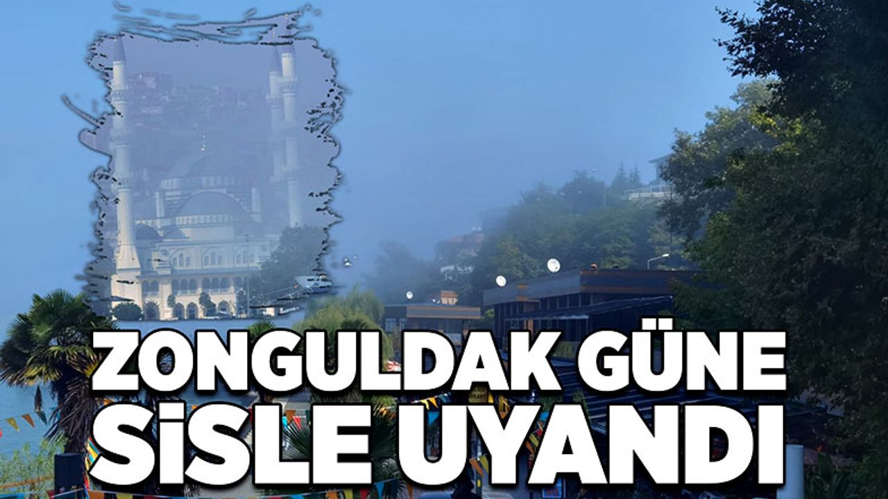 Zonguldak güne sisle uyandı