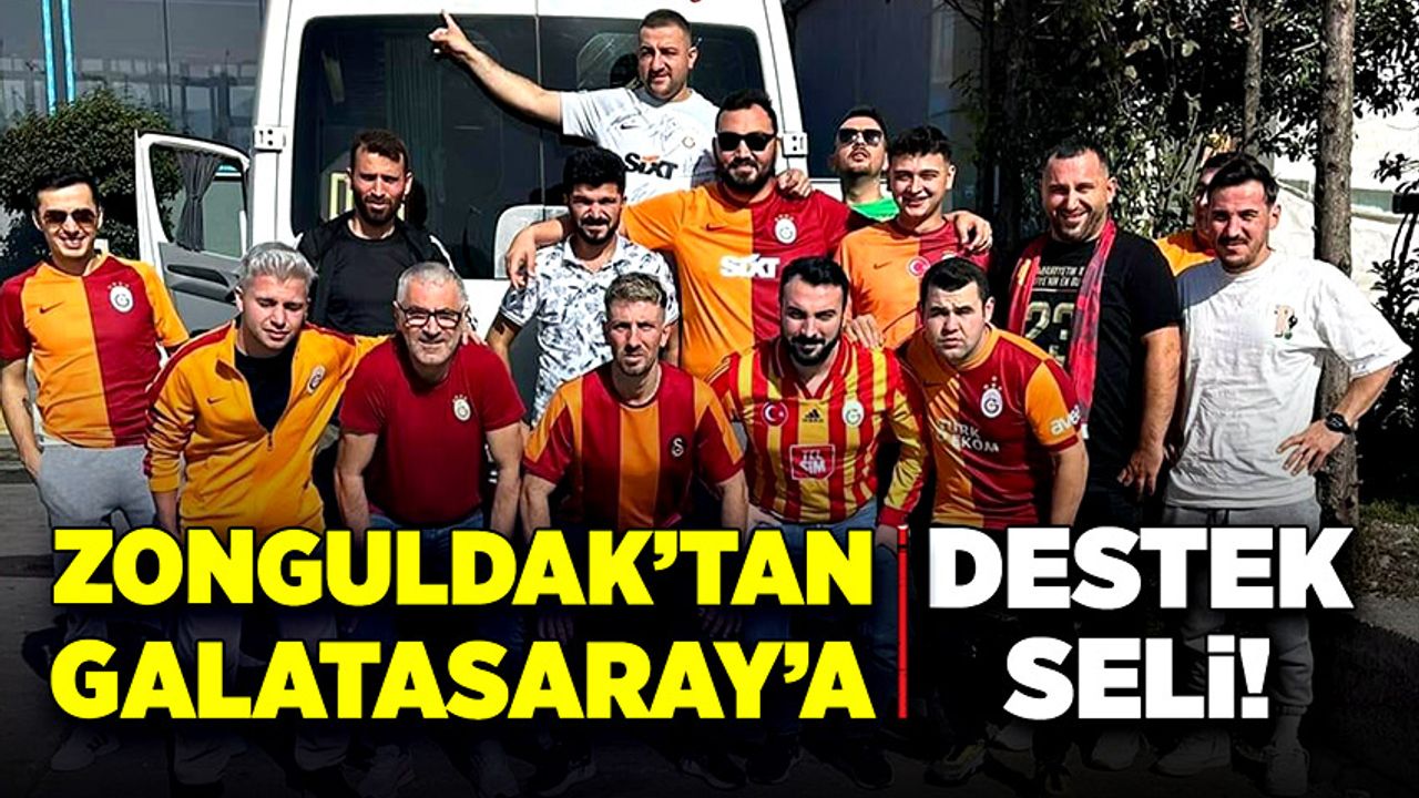 Zonguldak'tan Galatasaray'a destek seli
