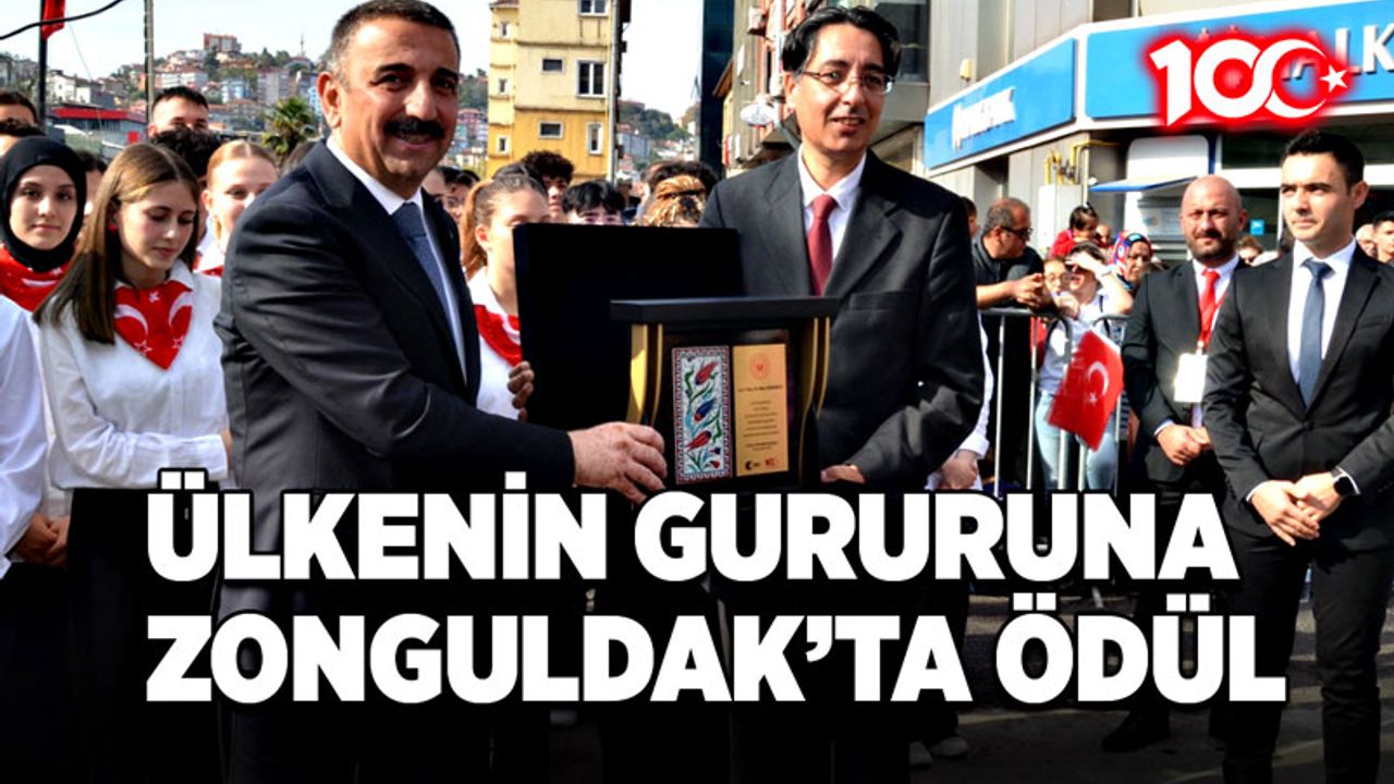 Ülkenin gururuna Zonguldak’ta ödül