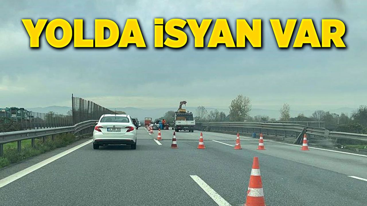 Anadolu Otoyolu'nda trafik tıkanıklığı!
