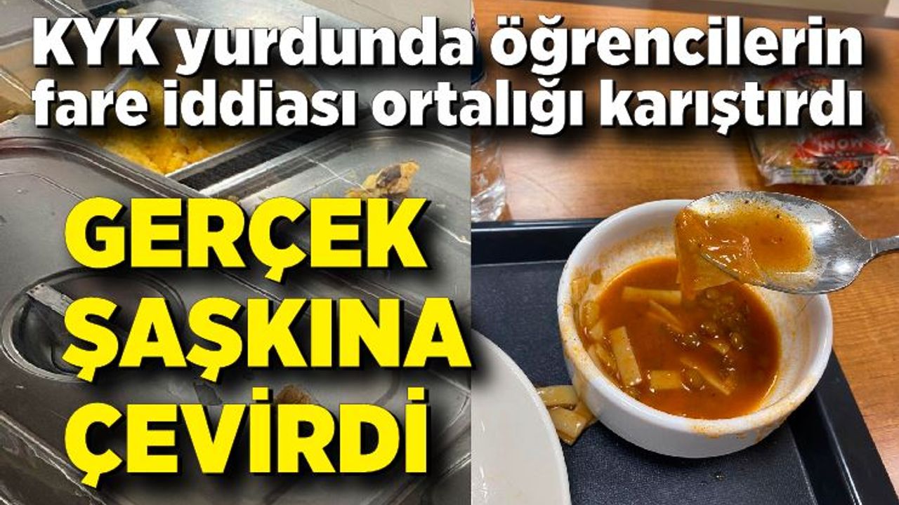 Çaycuma’da KYK yurdunda öğrencilerin fare iddiası ortalığı karıştı! Gerçek şaşkına çevirdi