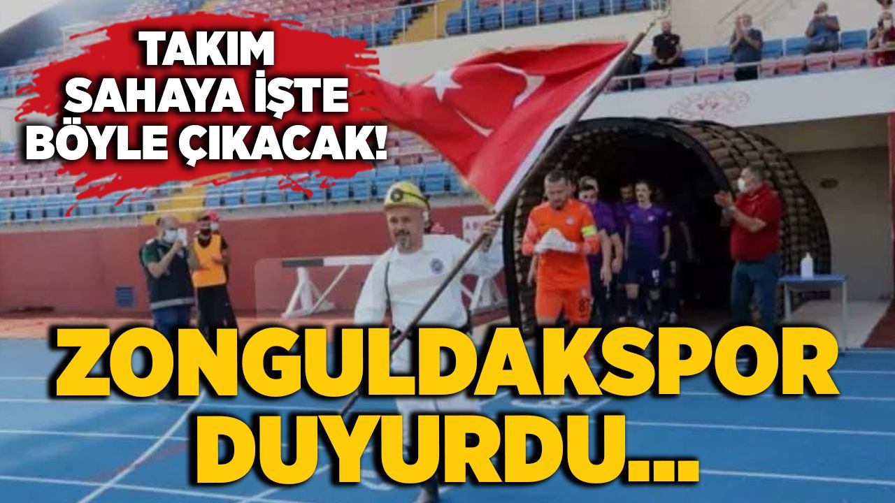 Zonguldakspor duyurdu: Takım sahaya işte böyle çıkacak!
