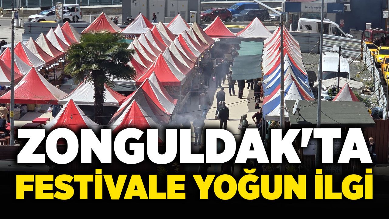 Zonguldak'ta festivale yoğun ilgi