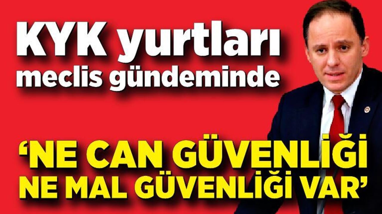 KYK yurtları meclis gündeminde