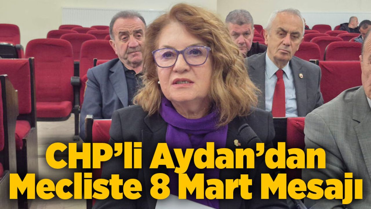 CHP’li Aydan’dan Mecliste 8 Mart Mesajı