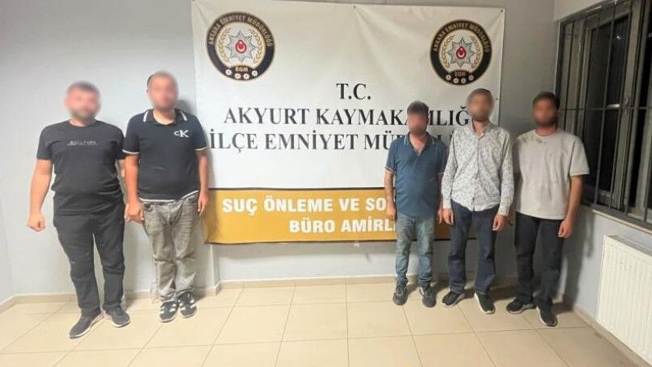 Polisten kaçan 5 şüpheli yakalandı