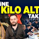 Geline 15 kilo altın takıldı