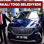 Resmi plakalı ilk yerli ve milli araç olan TOGG Zonguldak Belediyesi’nde