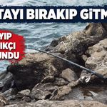 Oltayı bırakıp gitmiş!