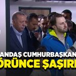 Erdoğan'ı arkasında gören seçmen büyük şaşkınlık yaşadı