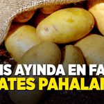 Mayıs ayında en fazla patates pahalandı!