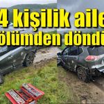 Allah korudu; 4 kişilik aile ölümden döndü