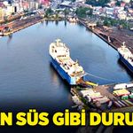 Liman süs gibi duruyor