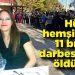 Hemşire karısının başında şişe kırıp 11 yerinden bıçakladı