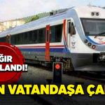 Tren vatandaşa çarptı! Ağır yaralı!