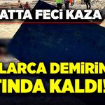 Tonlarca demirin altında kaldı! Arkadaşları yasa boğuldu!