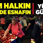 Hem halkın hem de esnafın yüzü güldü