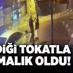 Yediği tokatla komalık oldu!
