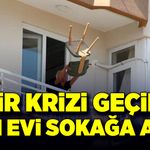 Sinir krizi geçiren kadın, tüm evi pencereden aşağı attı
